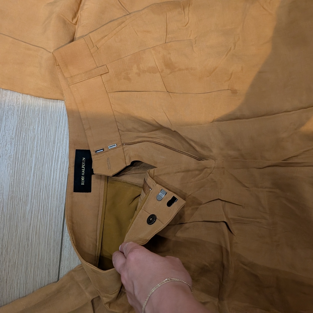 Kobi Halperin Tan Button-Up Shirt